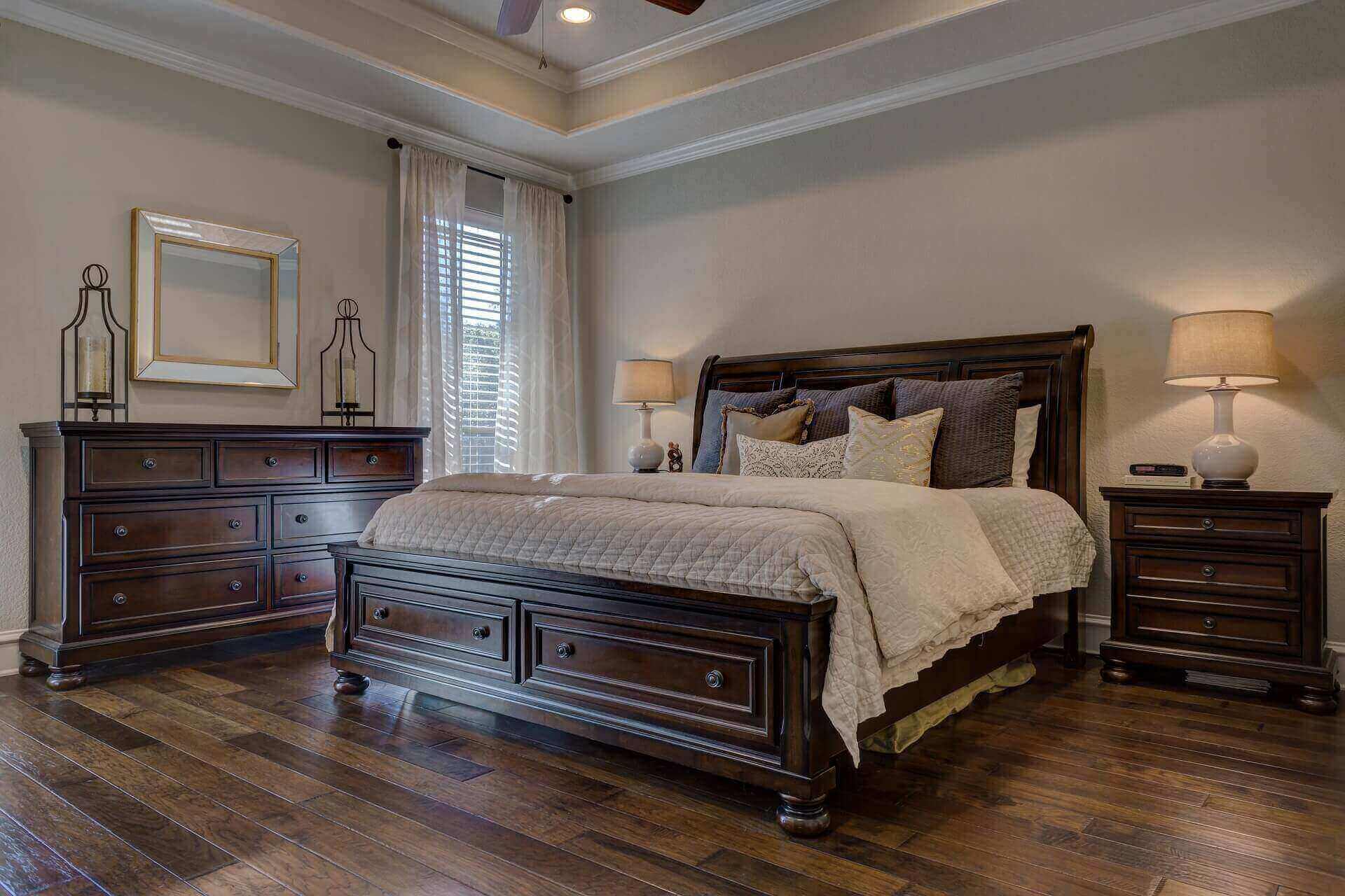 Dark Brown Bed